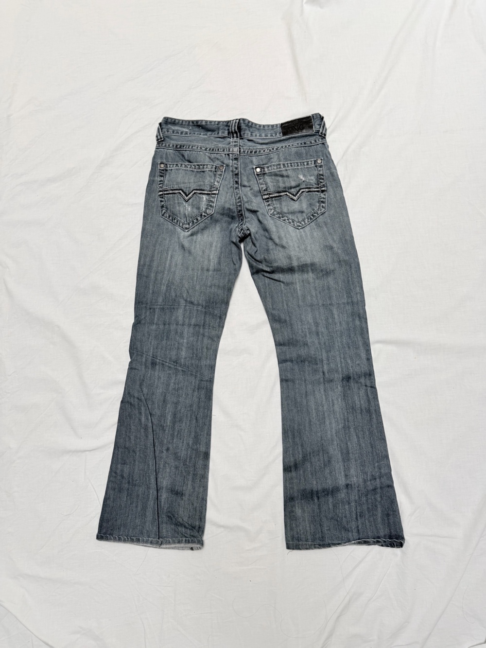 Guess Men's Bootcut Gray Denim Jeans